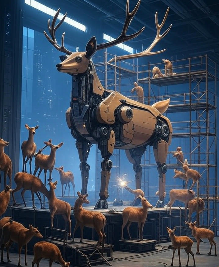 The Deer Takeover: A New Global Threat Emerges with Nuclear-Powered Mecha Deer